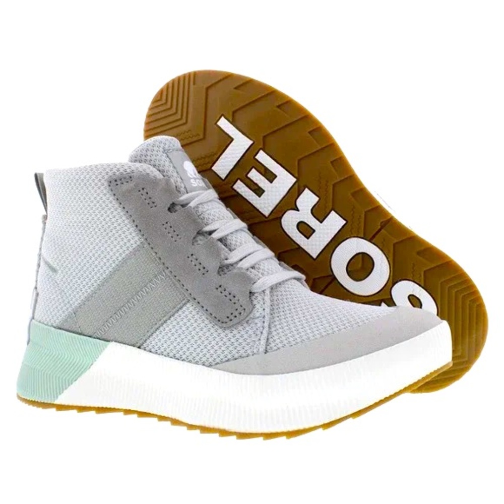 Out N About III Mid Sneaker Waterproof Outdoor Bootie Hi Top Moonstone Grey 8